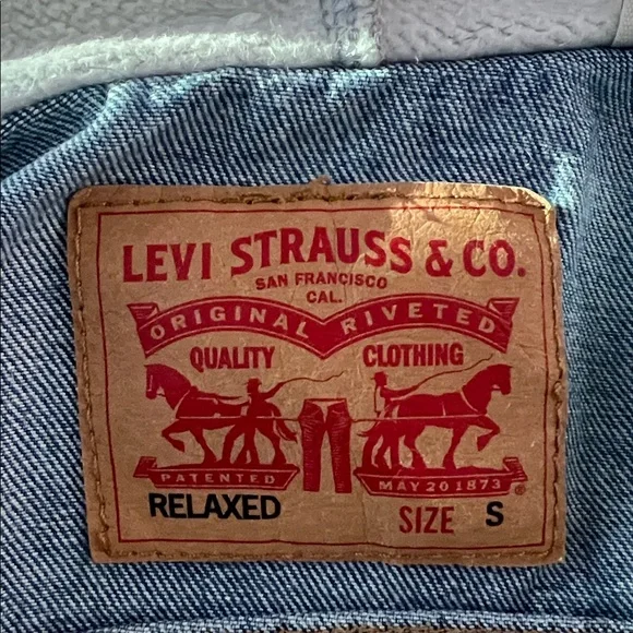 Levi’s Hybrid Hoodie men’s trucker jacket S - Picture 6 of 9